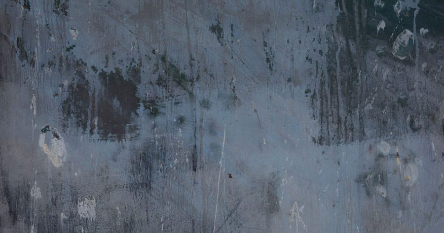 An abstract view of a concrete painted wall.