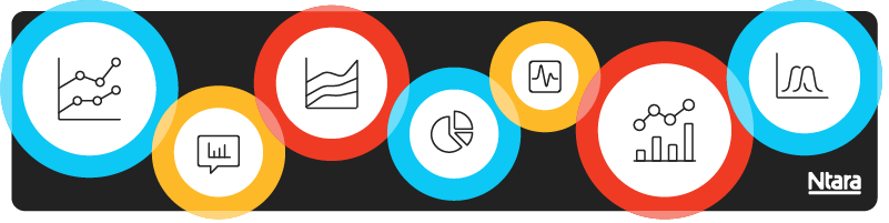 Illustration with several circles and icons highlighting the metrics to monitor during an ecommerce launch: demand forecasting, inbound order volume, Pick pack speed and efficiency, line supplies, communication lines open, and more.