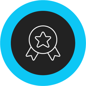 Icon of a quality seal